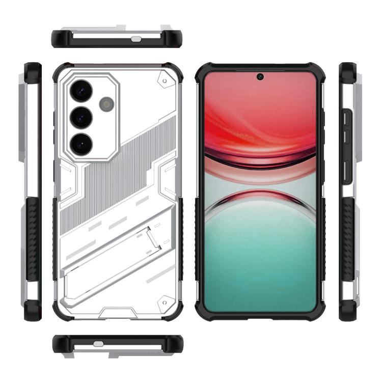 For Samsung Galaxy S26 5G Punk Armor 2 in 1 PC + TPU Shockproof Phone Case with Invisible Holder