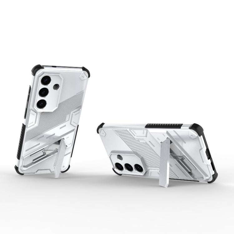 For Samsung Galaxy S26 5G Punk Armor 2 in 1 PC + TPU Shockproof Phone Case with Invisible Holder