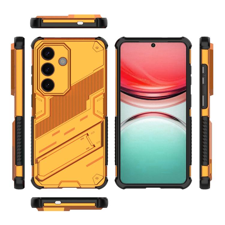 For Samsung Galaxy S26 5G Punk Armor 2 in 1 PC + TPU Shockproof Phone Case with Invisible Holder