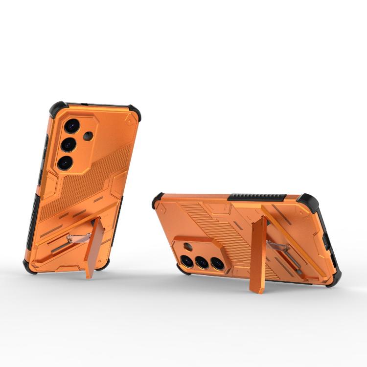 For Samsung Galaxy S26 5G Punk Armor 2 in 1 PC + TPU Shockproof Phone Case with Invisible Holder