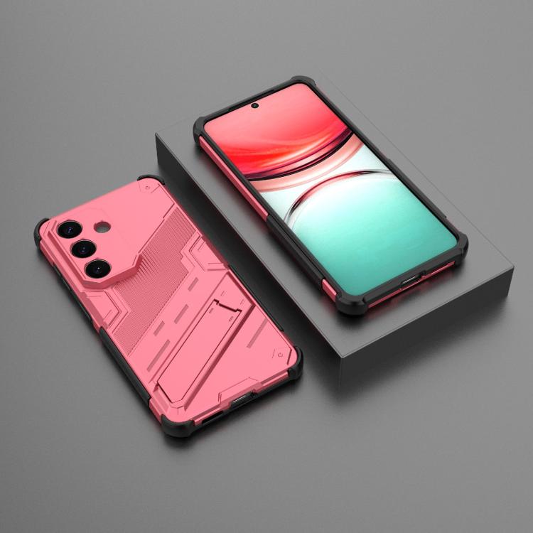 For Samsung Galaxy S26 5G Punk Armor 2 in 1 PC + TPU Shockproof Phone Case with Invisible Holder