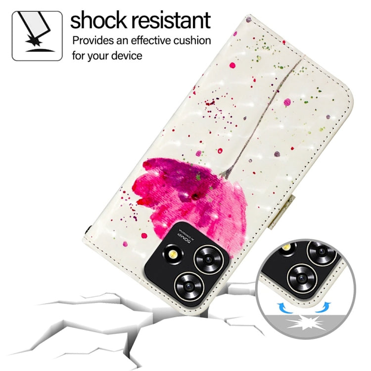 For ZTE Blade A73 4G 3D Painting Horizontal Flip Leather Phone Case