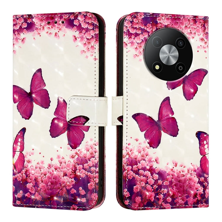 For ZTE Blade A73 5G 3D Painting Horizontal Flip Leather Phone Case