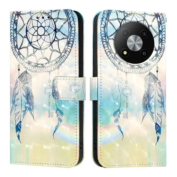 For ZTE Blade A73 5G 3D Painting Horizontal Flip Leather Phone Case