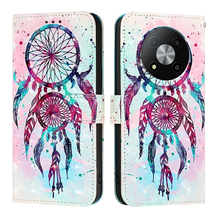 For ZTE Blade A73 5G 3D Painting Horizontal Flip Leather Phone Case