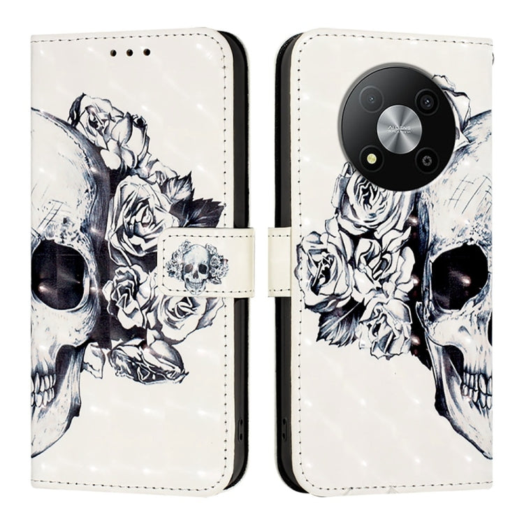 For ZTE Blade A73 5G 3D Painting Horizontal Flip Leather Phone Case