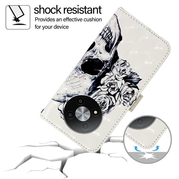 For ZTE Blade A73 5G 3D Painting Horizontal Flip Leather Phone Case