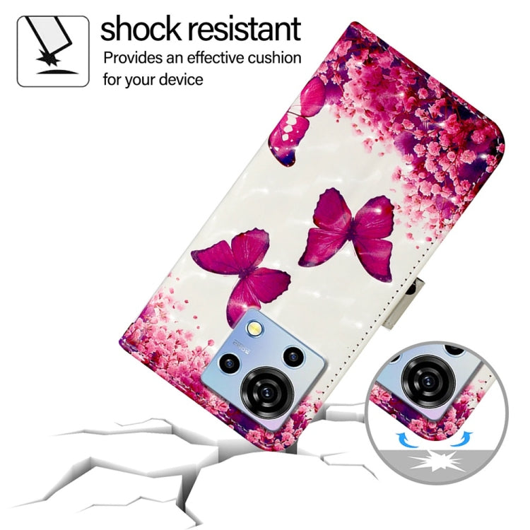 For ZTE Blade V50 Vita 3D Painting Horizontal Flip Leather Phone Case