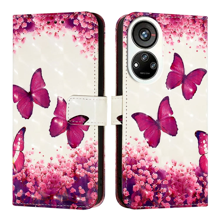 For ZTE Blade V40s 3D Painting Horizontal Flip Leather Phone Case