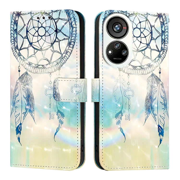 For ZTE Blade V40s 3D Painting Horizontal Flip Leather Phone Case