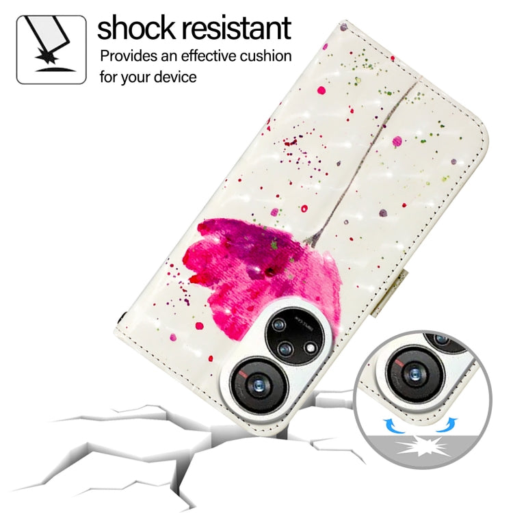 For ZTE Blade V40s 3D Painting Horizontal Flip Leather Phone Case