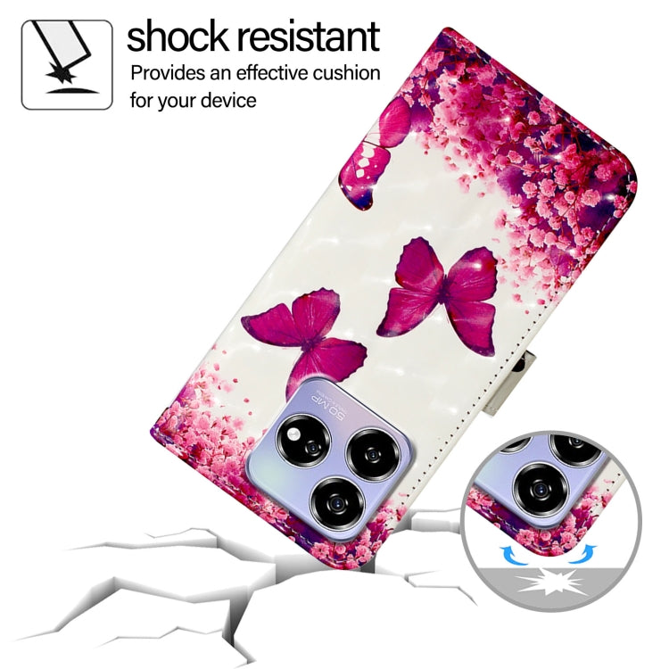 For ZTE Blade V60 / Axon 60 3D Painting Horizontal Flip Leather Phone Case