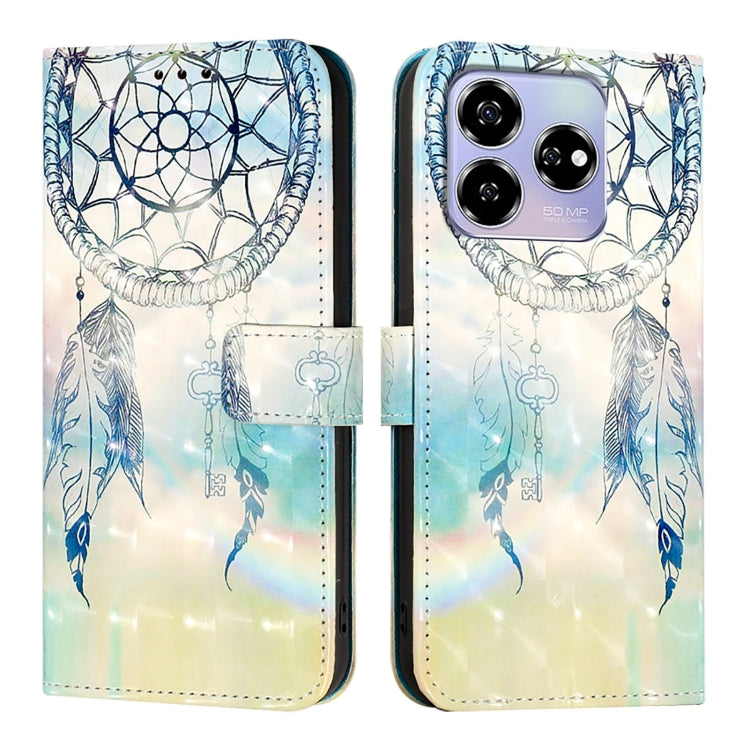 For ZTE Blade V60 / Axon 60 3D Painting Horizontal Flip Leather Phone Case
