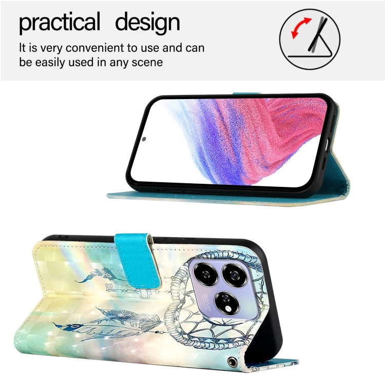 For ZTE Blade V60 / Axon 60 3D Painting Horizontal Flip Leather Phone Case