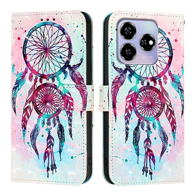 For ZTE Blade V60 / Axon 60 3D Painting Horizontal Flip Leather Phone Case