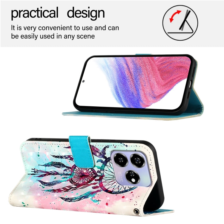 For ZTE Blade V60 / Axon 60 3D Painting Horizontal Flip Leather Phone Case