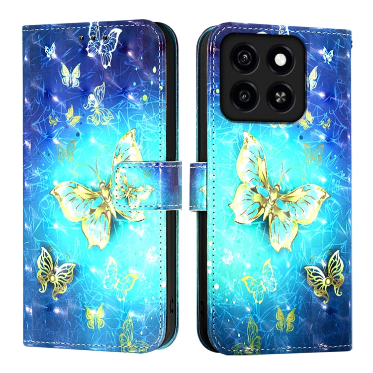 For ZTE Blade A35 / A55 3D Painting Horizontal Flip Leather Phone Case