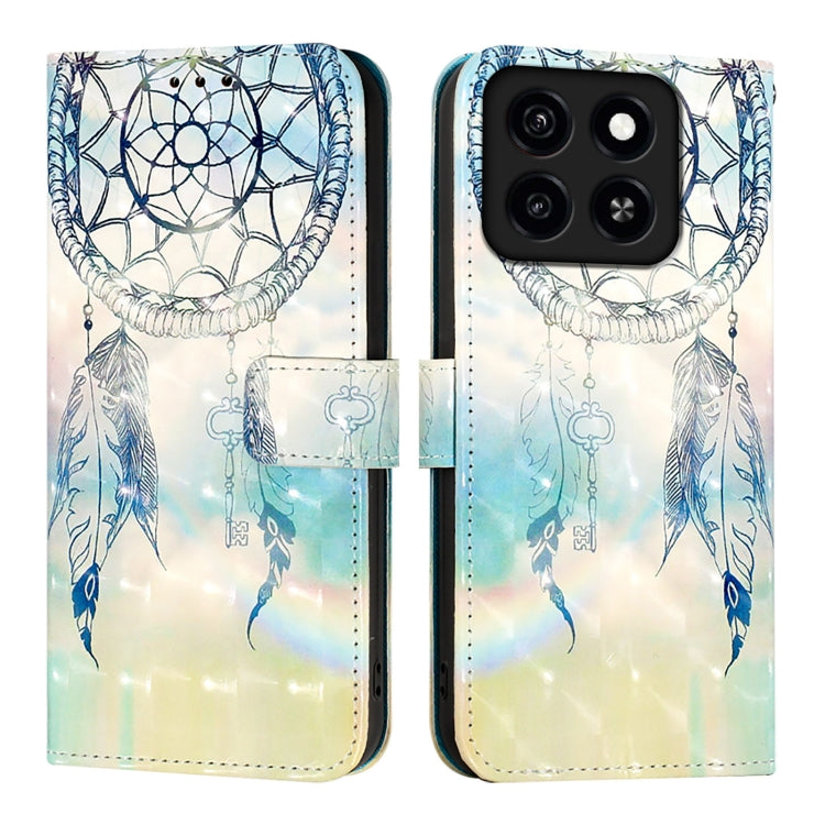 For ZTE Blade A35 / A55 3D Painting Horizontal Flip Leather Phone Case