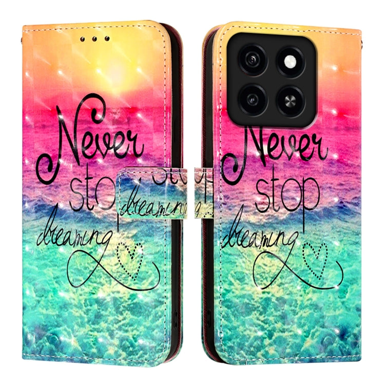 For ZTE Blade A35 / A55 3D Painting Horizontal Flip Leather Phone Case