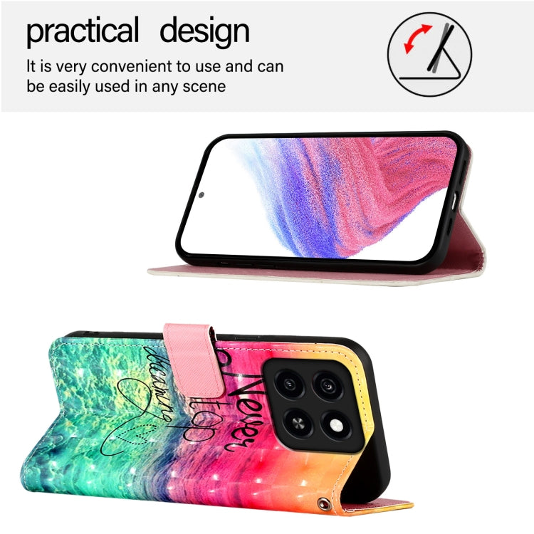 For ZTE Blade A35 / A55 3D Painting Horizontal Flip Leather Phone Case