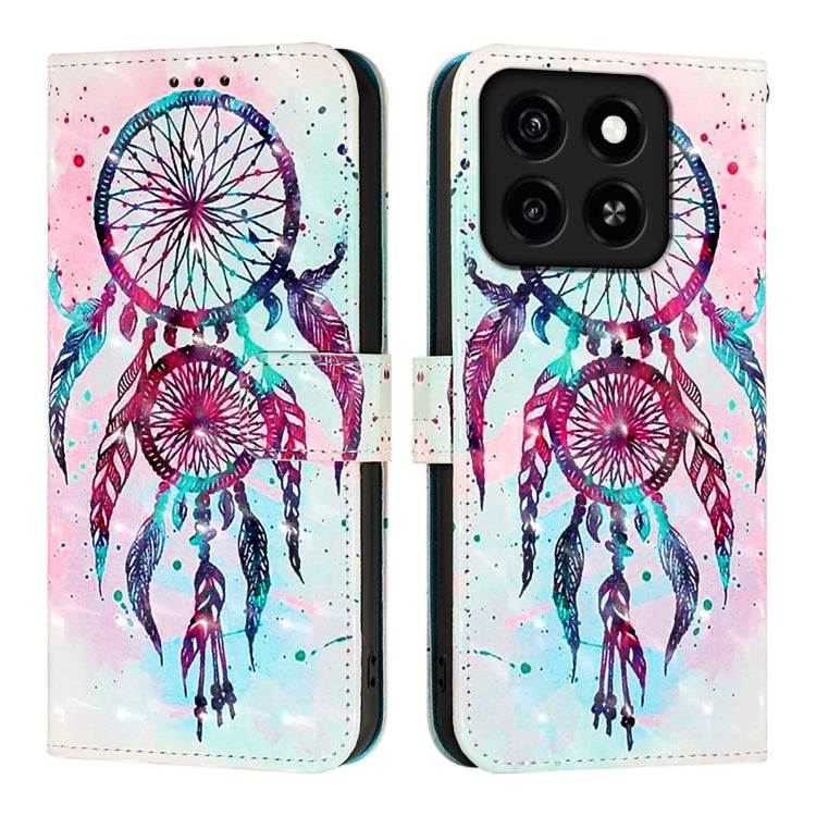 For ZTE Blade A35 / A55 3D Painting Horizontal Flip Leather Phone Case
