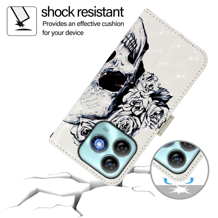 For ZTE Blade A75 4G 3D Painting Horizontal Flip Leather Phone Case
