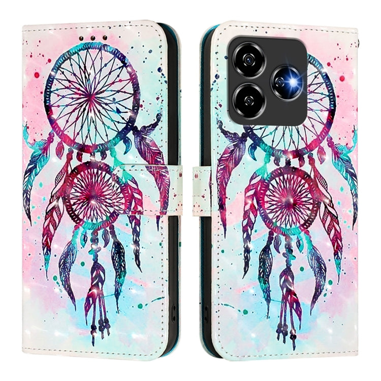 For ZTE Blade V60 Vita / V60 Design 3D Painting Horizontal Flip Leather Phone Case