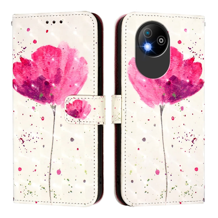 For ZTE Blade A35 Lite / A35 Core 3D Painting Horizontal Flip Leather Phone Case