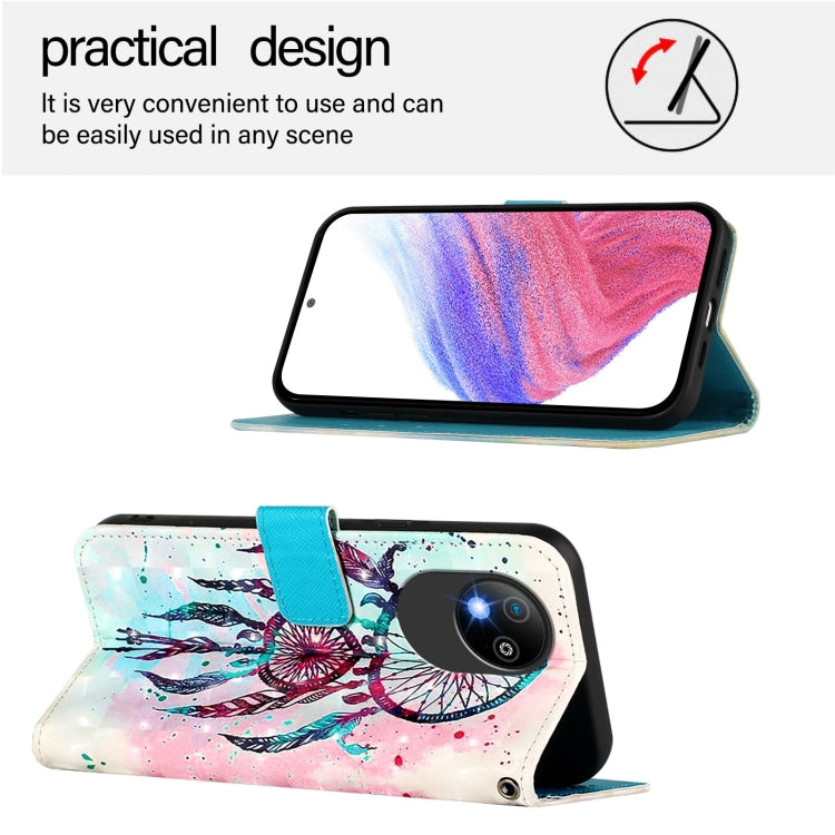 For ZTE Blade A35 Lite / A35 Core 3D Painting Horizontal Flip Leather Phone Case