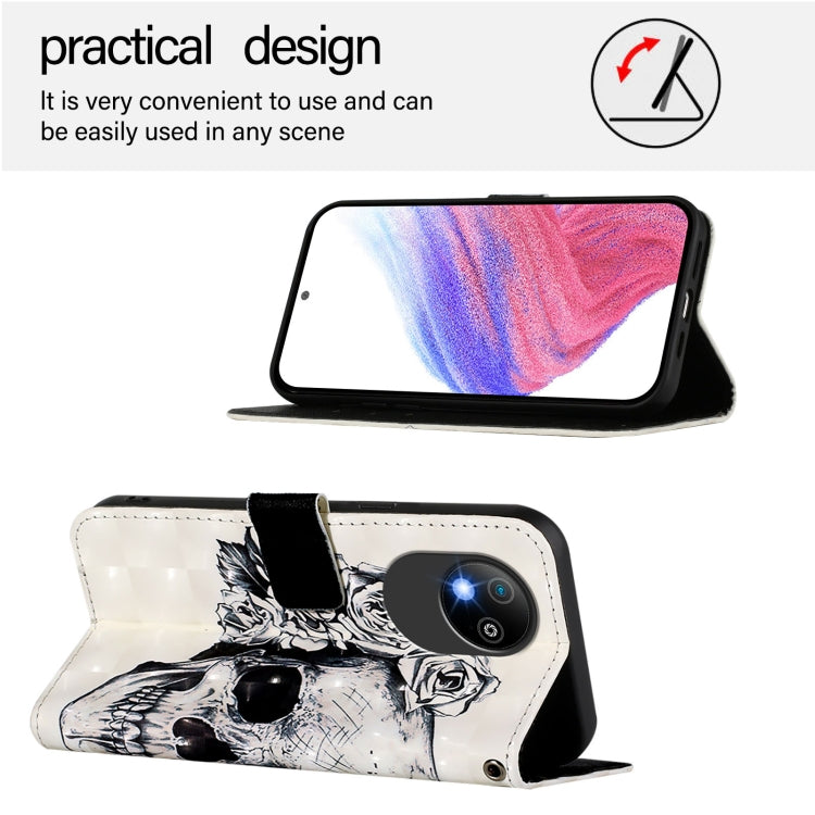 For ZTE Blade A35 Lite / A35 Core 3D Painting Horizontal Flip Leather Phone Case