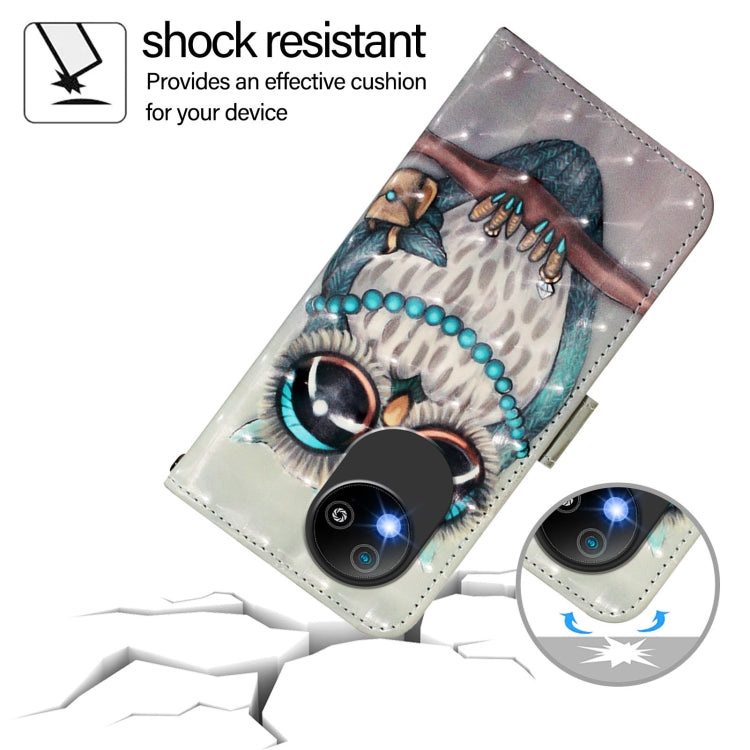 For ZTE Blade A35 Lite / A35 Core 3D Painting Horizontal Flip Leather Phone Case
