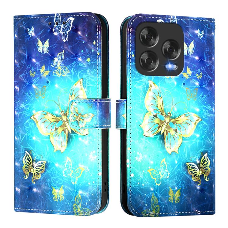For ZTE Blade V70 Design 3D Painting Horizontal Flip Leather Phone Case