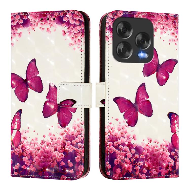 For ZTE Blade V70 Design 3D Painting Horizontal Flip Leather Phone Case