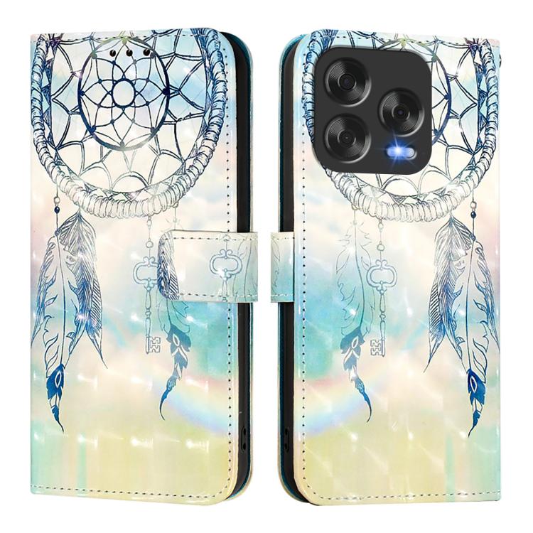For ZTE Blade V70 Design 3D Painting Horizontal Flip Leather Phone Case