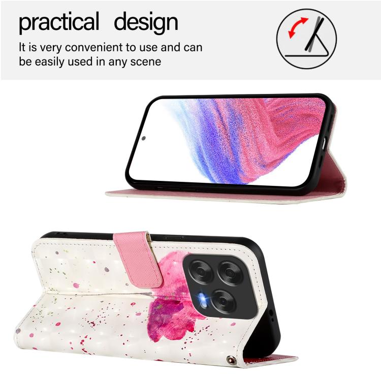 For ZTE Blade V70 Design 3D Painting Horizontal Flip Leather Phone Case