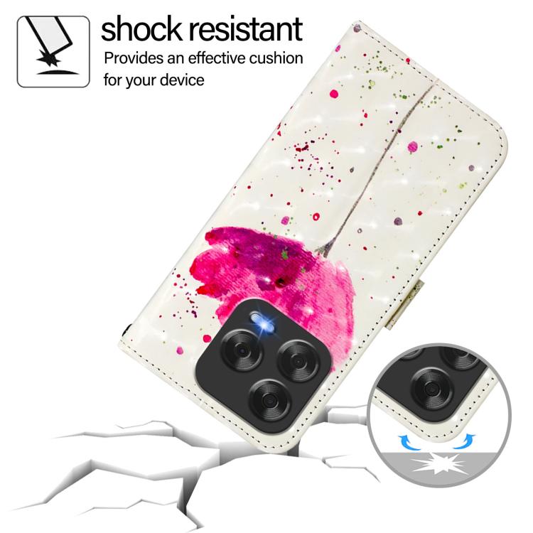 For ZTE Blade V70 Design 3D Painting Horizontal Flip Leather Phone Case