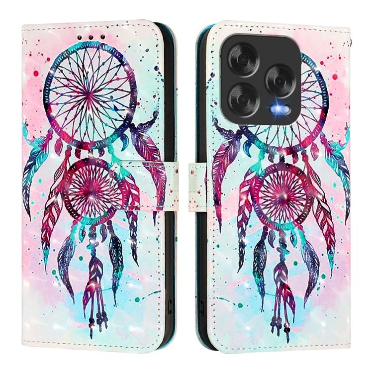 For ZTE Blade V70 Design 3D Painting Horizontal Flip Leather Phone Case