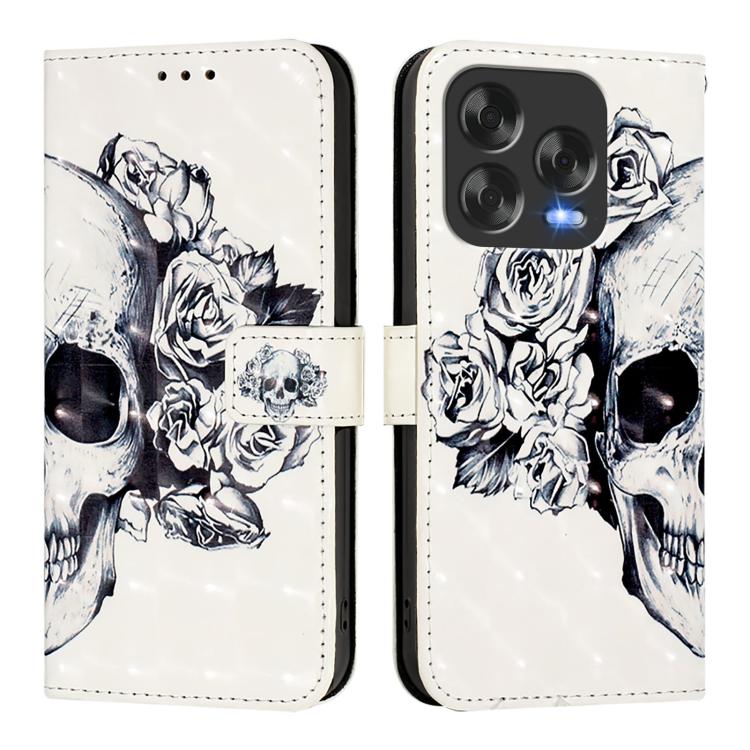 For ZTE Blade V70 Design 3D Painting Horizontal Flip Leather Phone Case