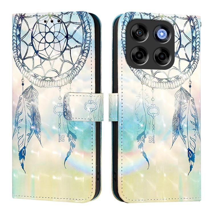 For ZTE Blade V70 Vita / Nubia V70 Design 3D Painting Horizontal Flip Leather Phone Case