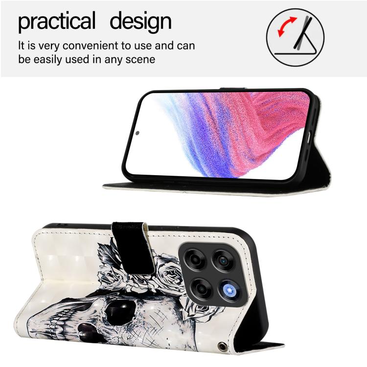 For ZTE Blade V70 Vita / Nubia V70 Design 3D Painting Horizontal Flip Leather Phone Case