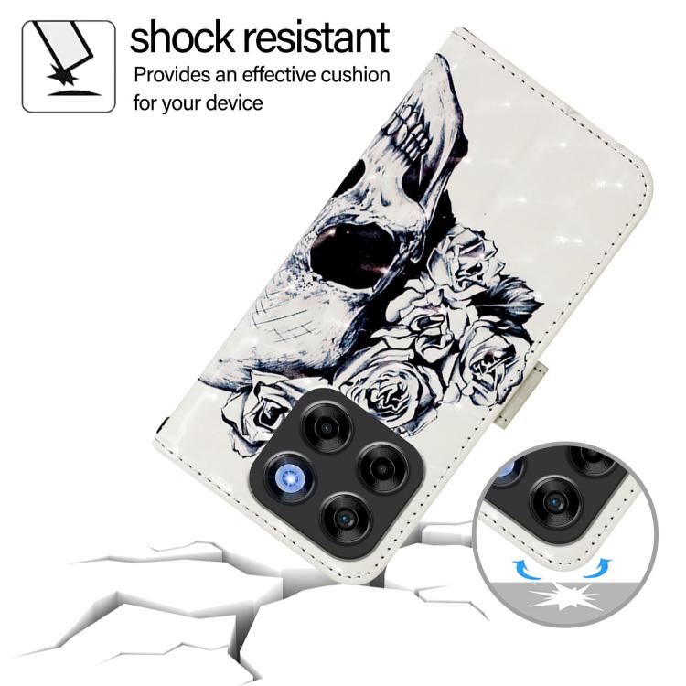 For ZTE Blade V70 Vita / Nubia V70 Design 3D Painting Horizontal Flip Leather Phone Case