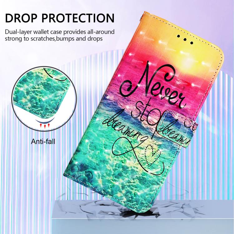 For ZTE Nubia Z60 Ultra 3D Painting Horizontal Flip Leather Phone Case