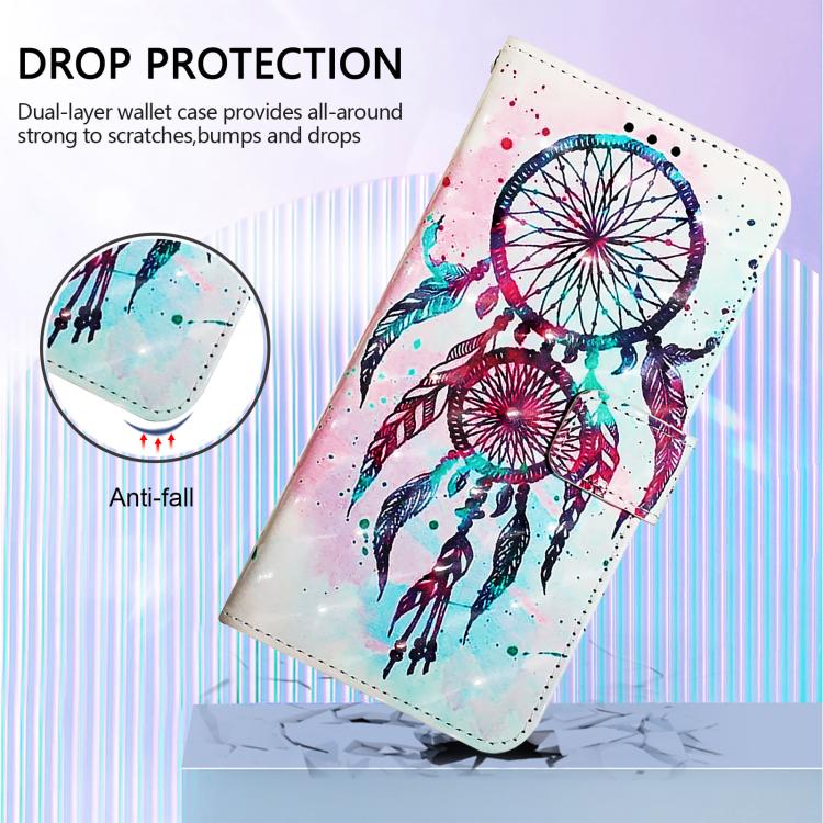 For ZTE Nubia Z60 Ultra 3D Painting Horizontal Flip Leather Phone Case