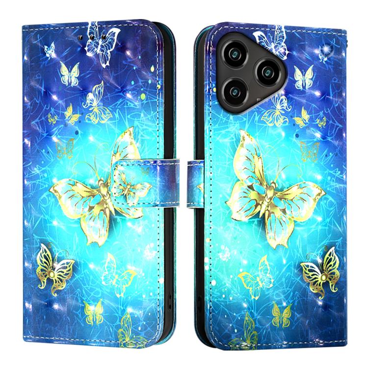 For ZTE Blade A76 4G 3D Painting Horizontal Flip Leather Phone Case