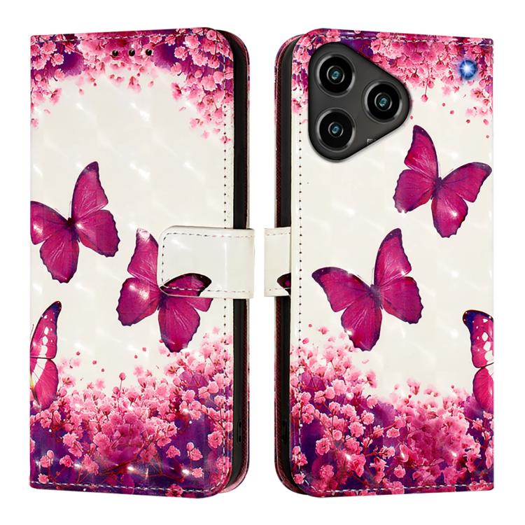 For ZTE Blade A76 4G 3D Painting Horizontal Flip Leather Phone Case