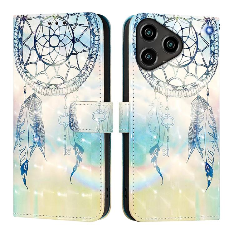 For ZTE Blade A76 4G 3D Painting Horizontal Flip Leather Phone Case