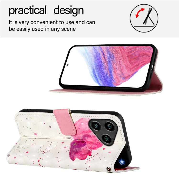 For ZTE Blade A76 4G 3D Painting Horizontal Flip Leather Phone Case
