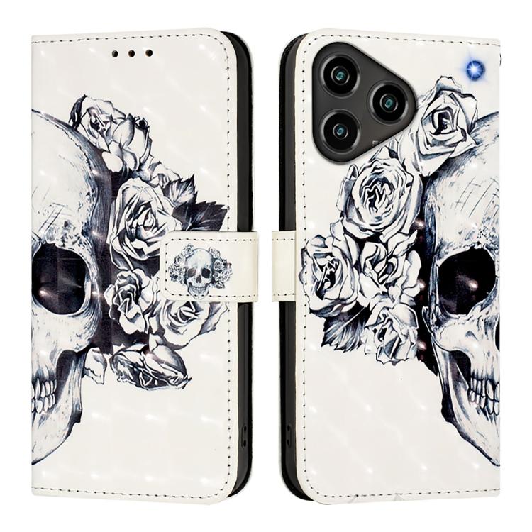 For ZTE Blade A76 4G 3D Painting Horizontal Flip Leather Phone Case