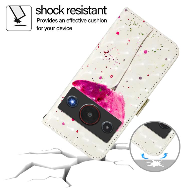 For ZTE Blade A75 Pro / Telstra T-Elite 5G 3D Painting Horizontal Flip Leather Phone Case