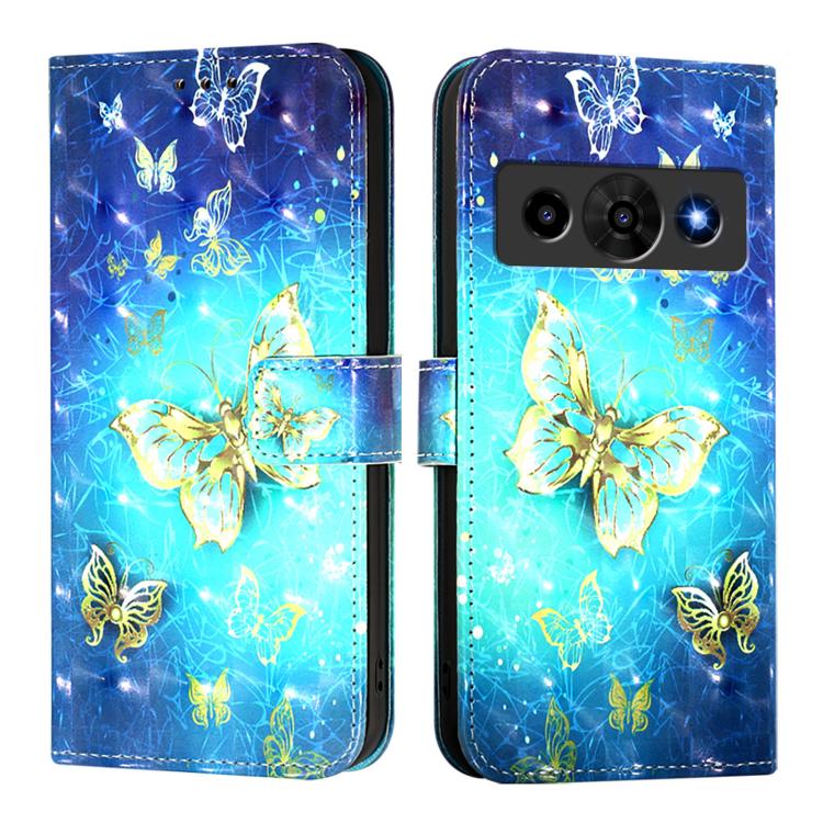 For ZTE nubia P7 Pro 5G / Optus X Value 5G 3D Painting Horizontal Flip Leather Phone Case